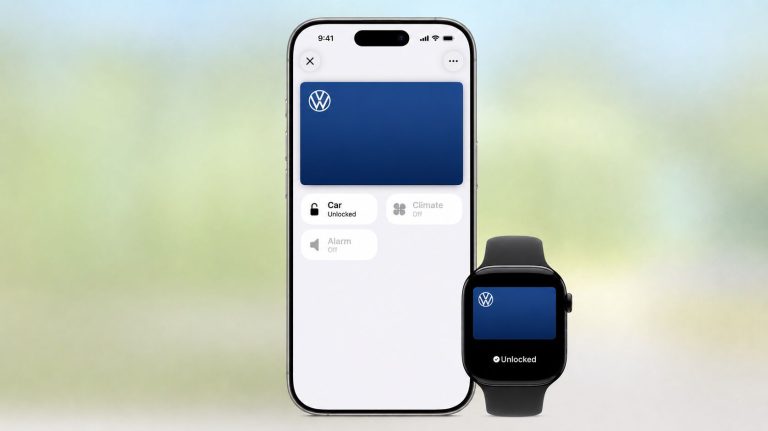 VW-Apple-Wallet-Car-Key-Mock